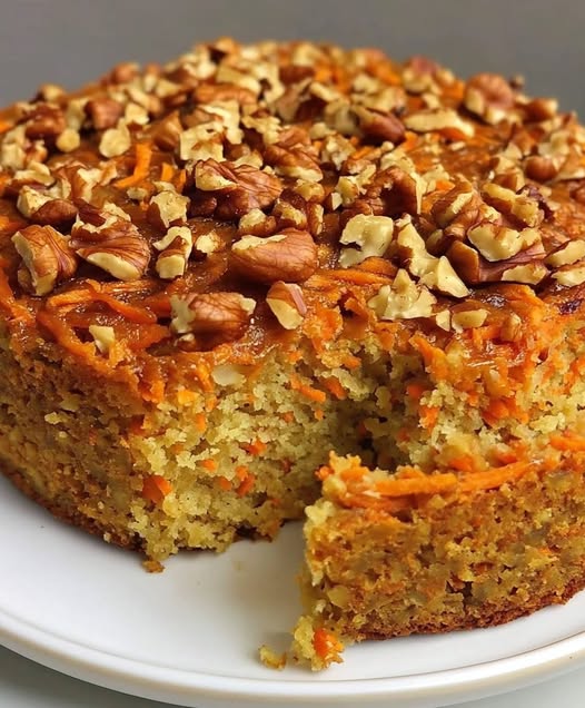 Healthy Oatmeal Carrot and Apple Cake Recipe