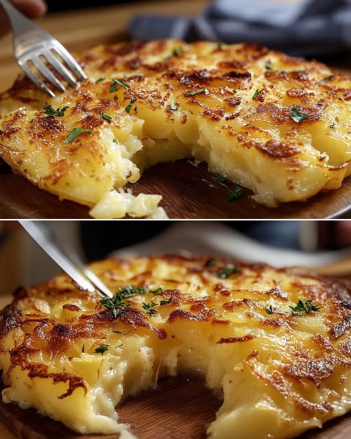 Authentic Italian Potato Rösti with Melted Montasio: A Northern Italian Treasure