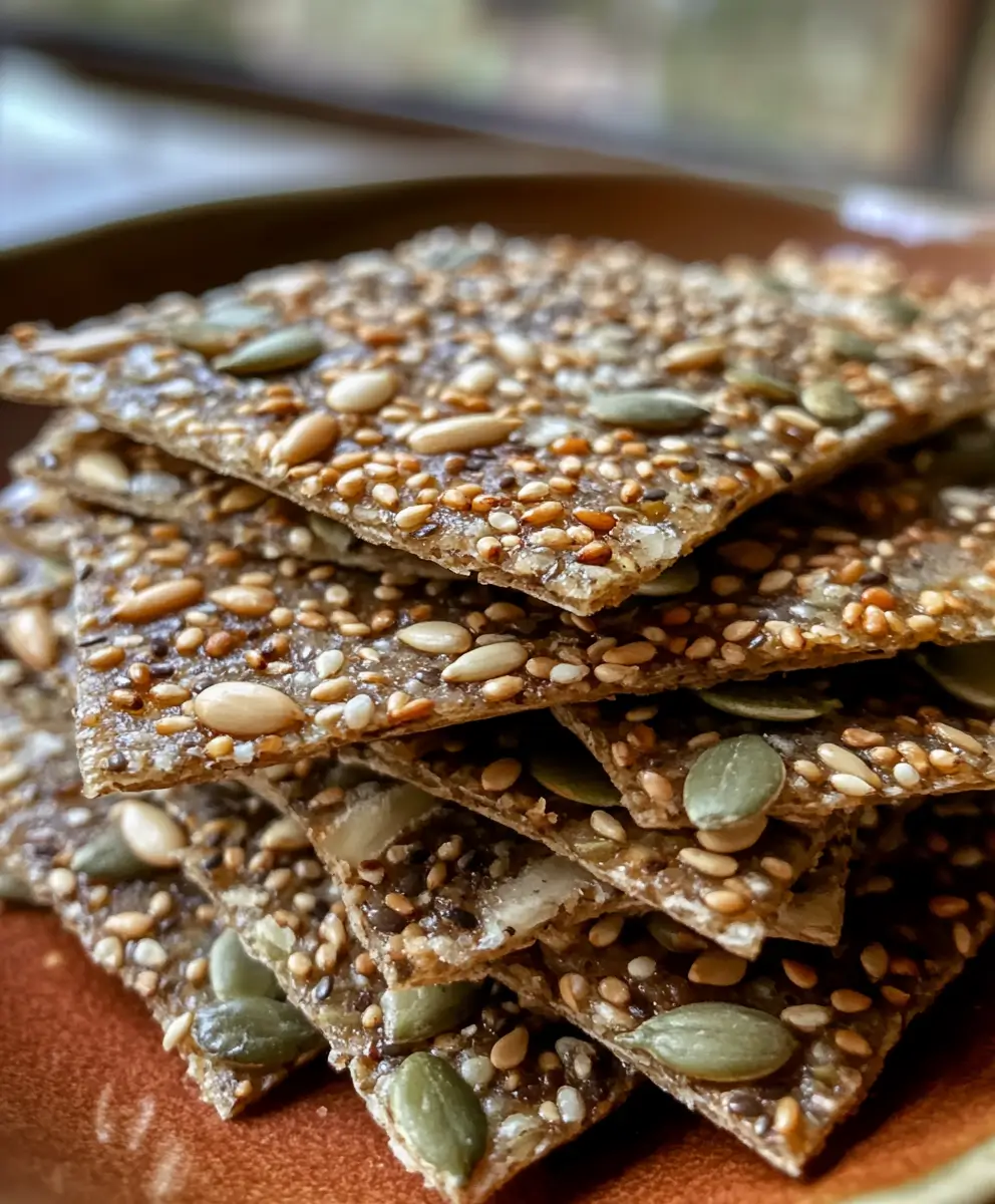 Homemade Multi-Seed Crackers