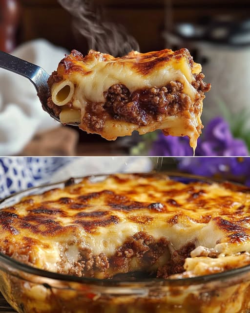 Ultimate Spanish Beef Pasta Bake