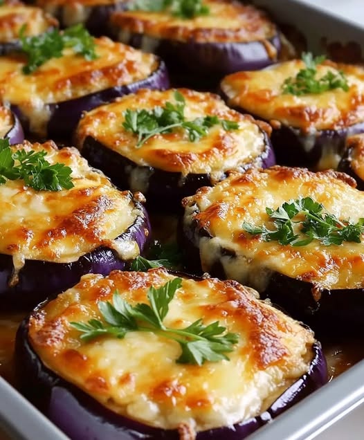 Cheesy Stuffed Eggplant: A Mediterranean Culinary Delight