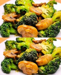 Broccoli and Mushroom Stir-Fry