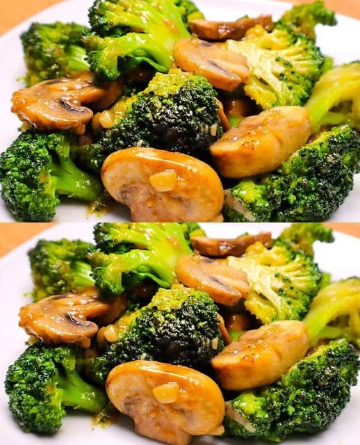Broccoli and Mushroom Stir-Fry
