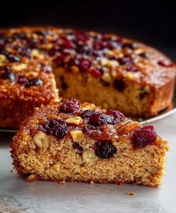 Wholesome Apple Nut Oat Cake