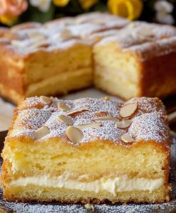 Heavenly Lemon Cream Cake