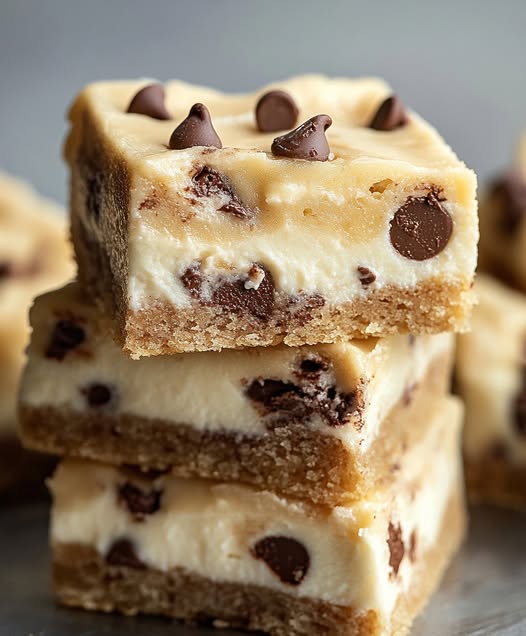 Ultimate Cookie Dough Cheesecake Bars