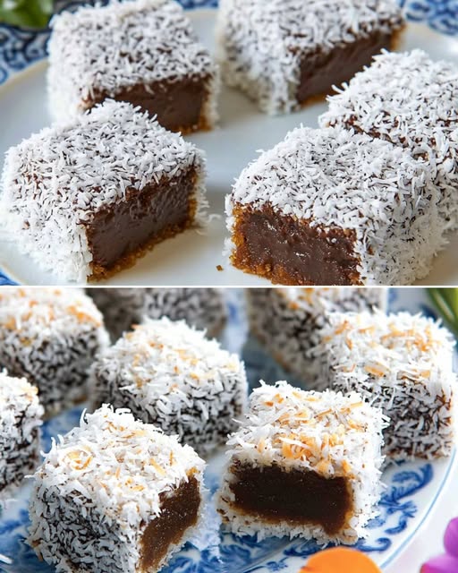 Cocoa Semolina Squares