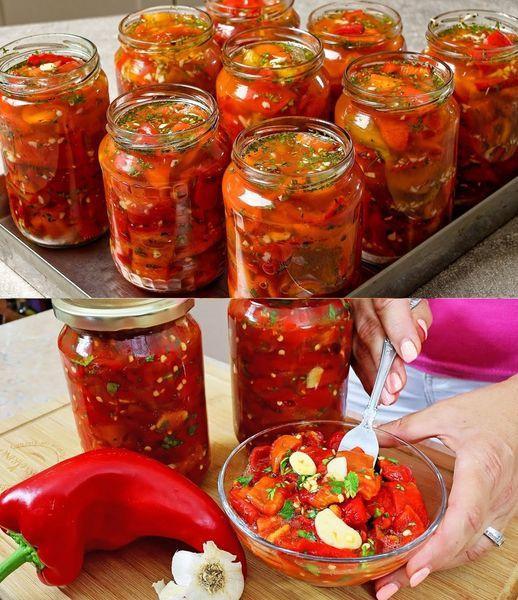 Zesty Pickled Peppers with Garlic
