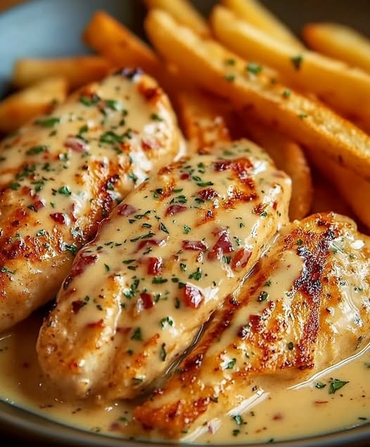 Creamy Garlic Parmesan Chicken Fillet