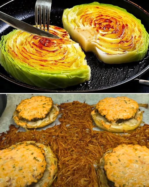 Australian-Inspired Caramelized Cabbage Steaks