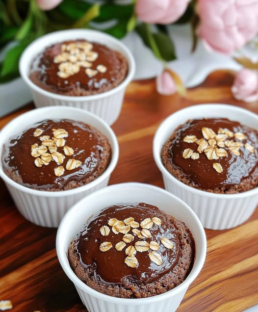 Chocolate Oat Muffins