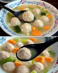 Chicken Meatball Soup: Warmth in a Bowl