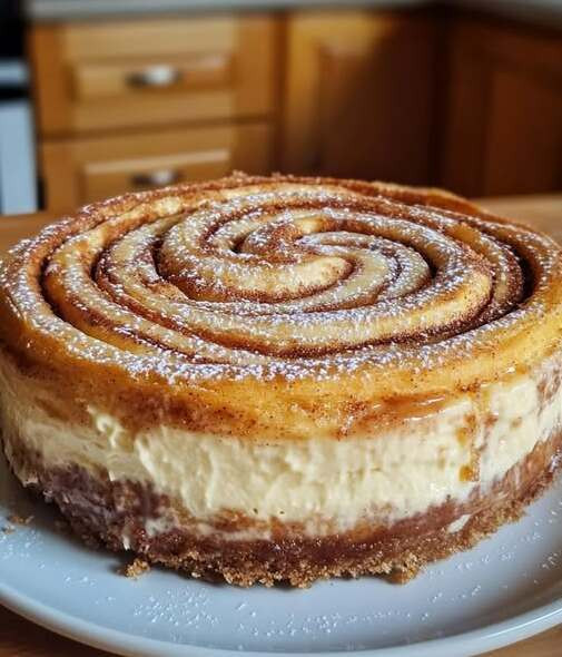 Decadent Cinnamon Swirl Cheesecake