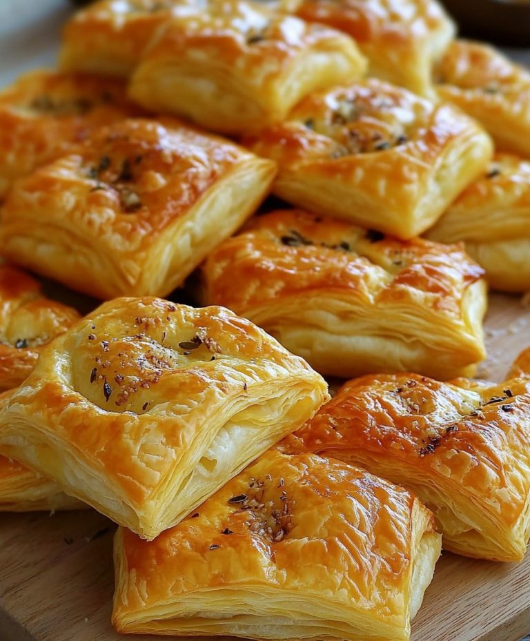Crispy Potato and Cheese Puff Pastry