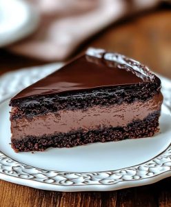 No-Bake Chocolate Cheesecake:
