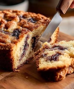 Blueberry Jam Coffee Cake
