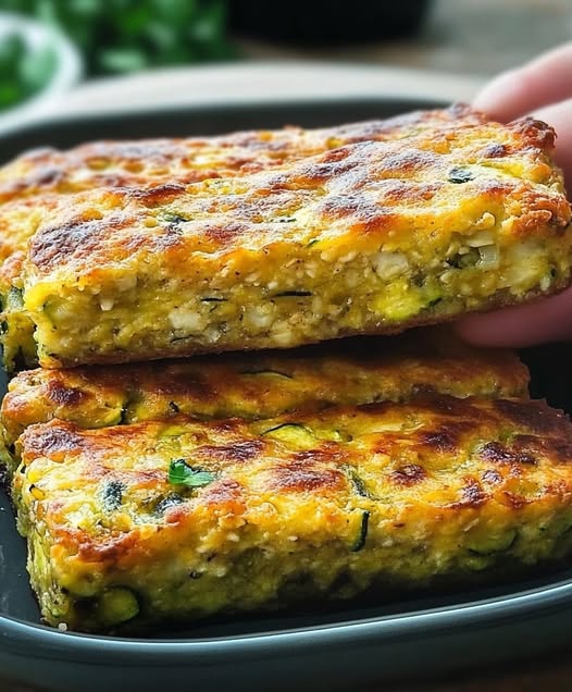 Healthy Zucchini Oatmeal Breakfast Bake