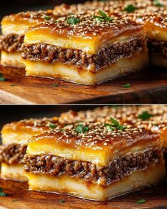 Savory Meat and Kefir Pie