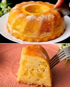 Japanese Apple Cake: