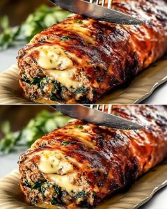 Delicious Stuffed Meat Roll