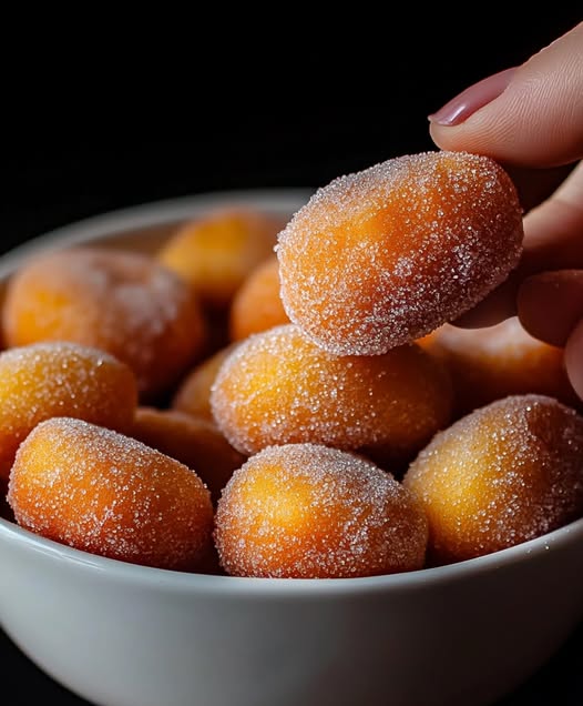 Quick and Easy Sugar-Coated Donuts