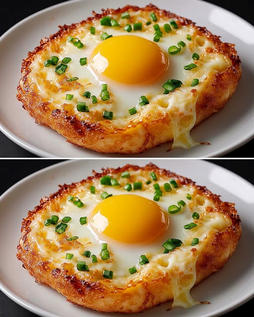 Cheesy Egg Cloud Toast