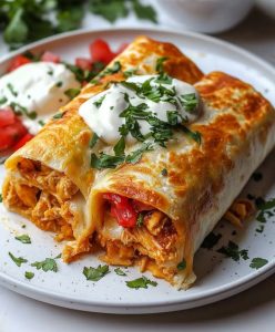 Crispy Chicken Chimichangas Recipe