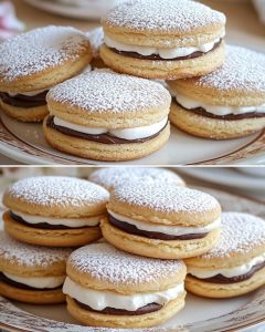 Heavenly Nutella and Cream Sandwich Cookies