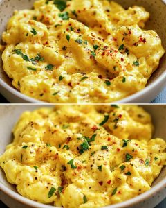 Creamy Butter Garlic Eggs