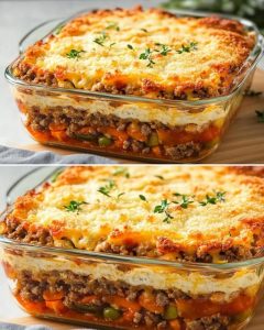 Hearty Potato and Minced Meat Casserole