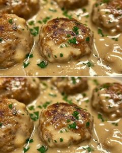 Authentic Swedish Meatballs with Creamy Gravy