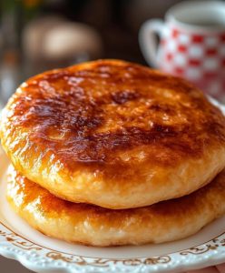 Fluffy Oat Greek Yogurt Cakes