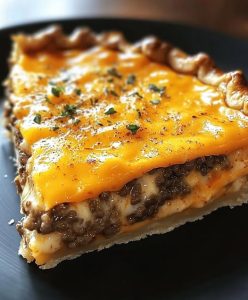 Classic Cheeseburger Quiche