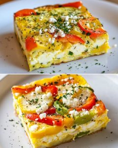 Protein-Packed Mediterranean Vegetable Square