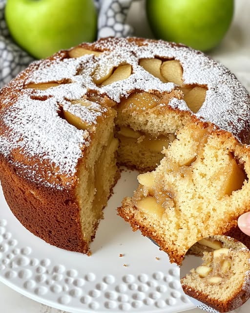 Heavenly Soft Apple Cake