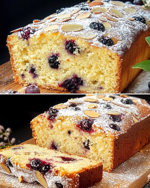 Berry Almond Cake: