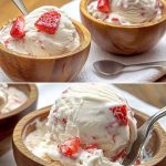 Homemade Strawberry Banana Ice Cream