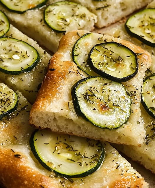 Zucchini Focaccia Pugliese
