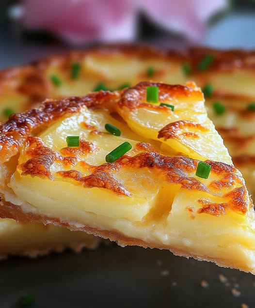 3-Ingredient Potato Tart: NO Flour, NO Crust, NO Gluten!