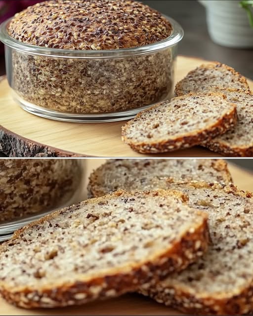 Flourless Flaxseed Bread
