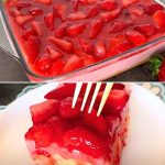 Cold Strawberry Cake Recipe