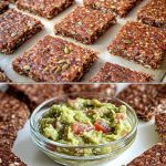 Homemade Seed Crackers with Avocado Topping