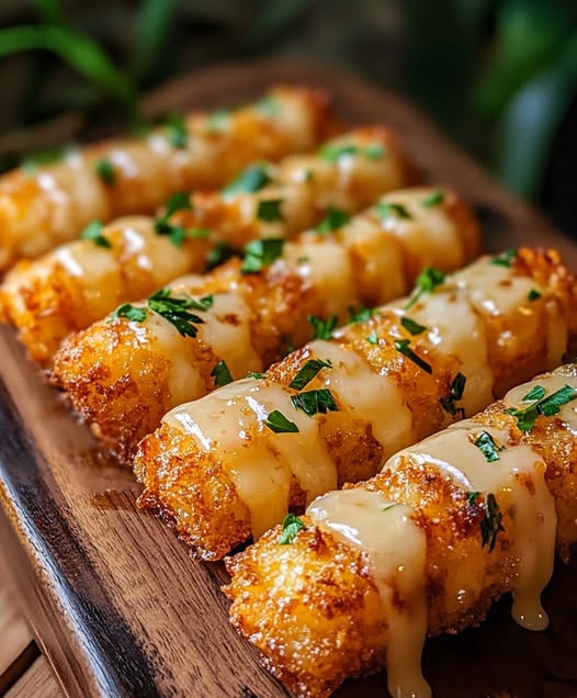 Crispy Potato Cheese Sticks