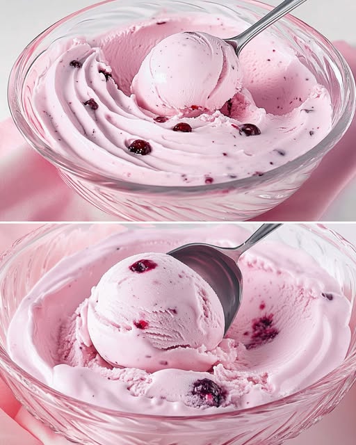 2-Ingredient Blueberry Ice Cream