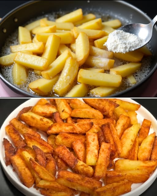 Perfectly Crispy Pan-Fried Potato Sticks