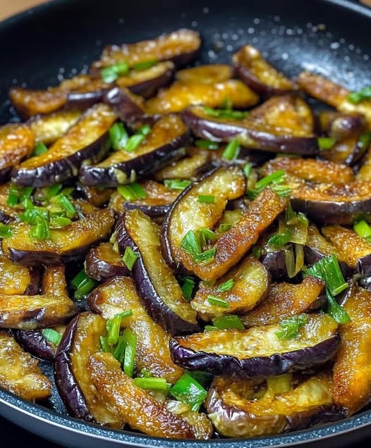 Crispy Garlic Eggplant Stir-Fry