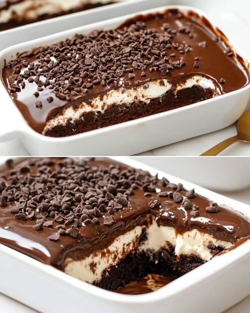 Decadent No-Bake Eggless Chocolate Brownie Dessert