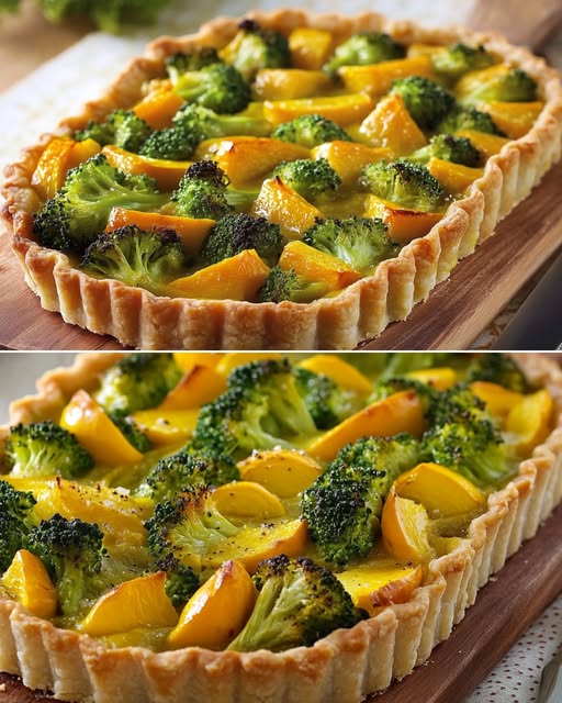 Romanesco Cauliflower and Potato Savory Pie
