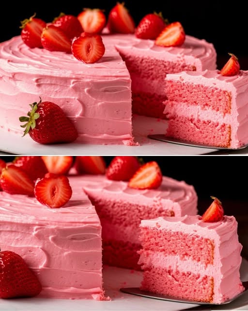 Perfect Strawberry Cake