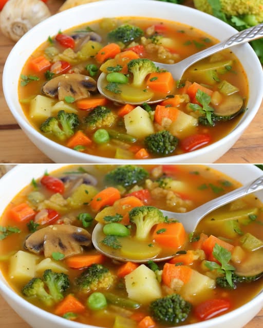 Fat-Burning Vegetable Detox Soup